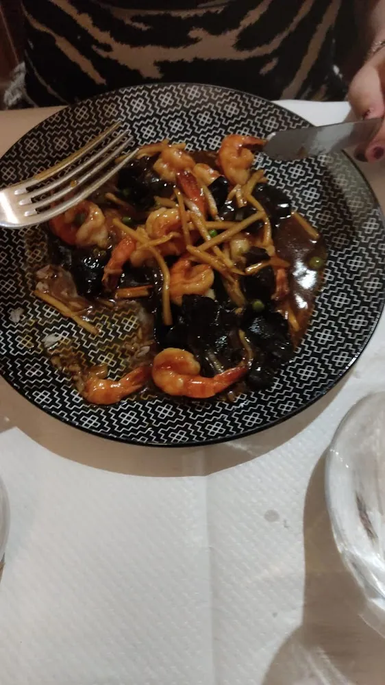 Crevettes Aux Champignons Noirs